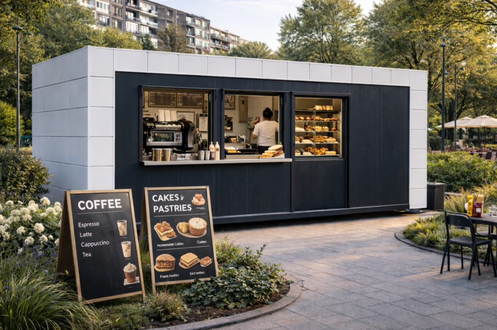 Kontener Gastronomiczny od Producenta PiK Pawilony Kontenery