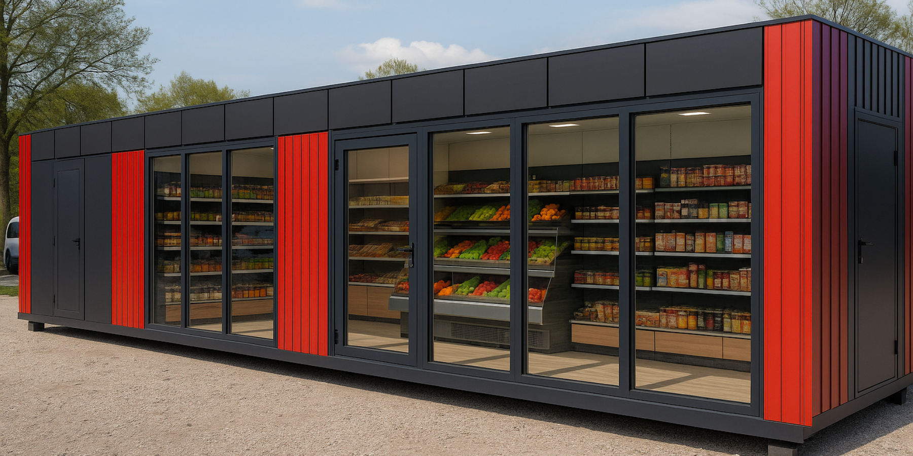 kontenera usługowego