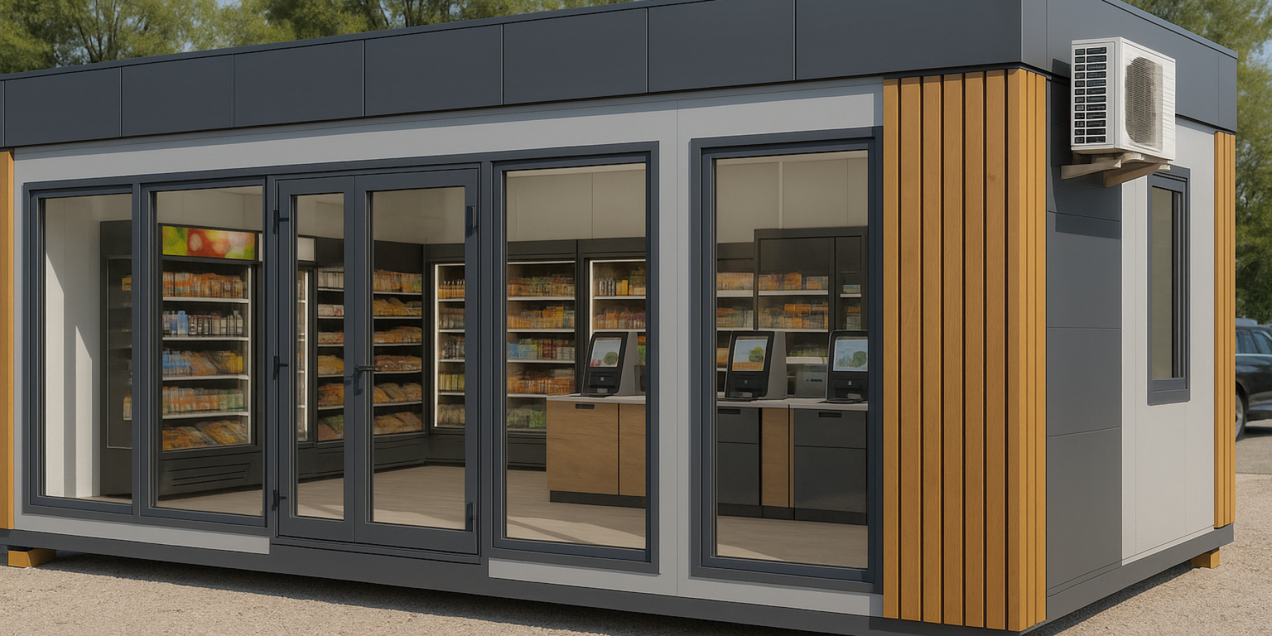 Kontener Usługowy na sklep