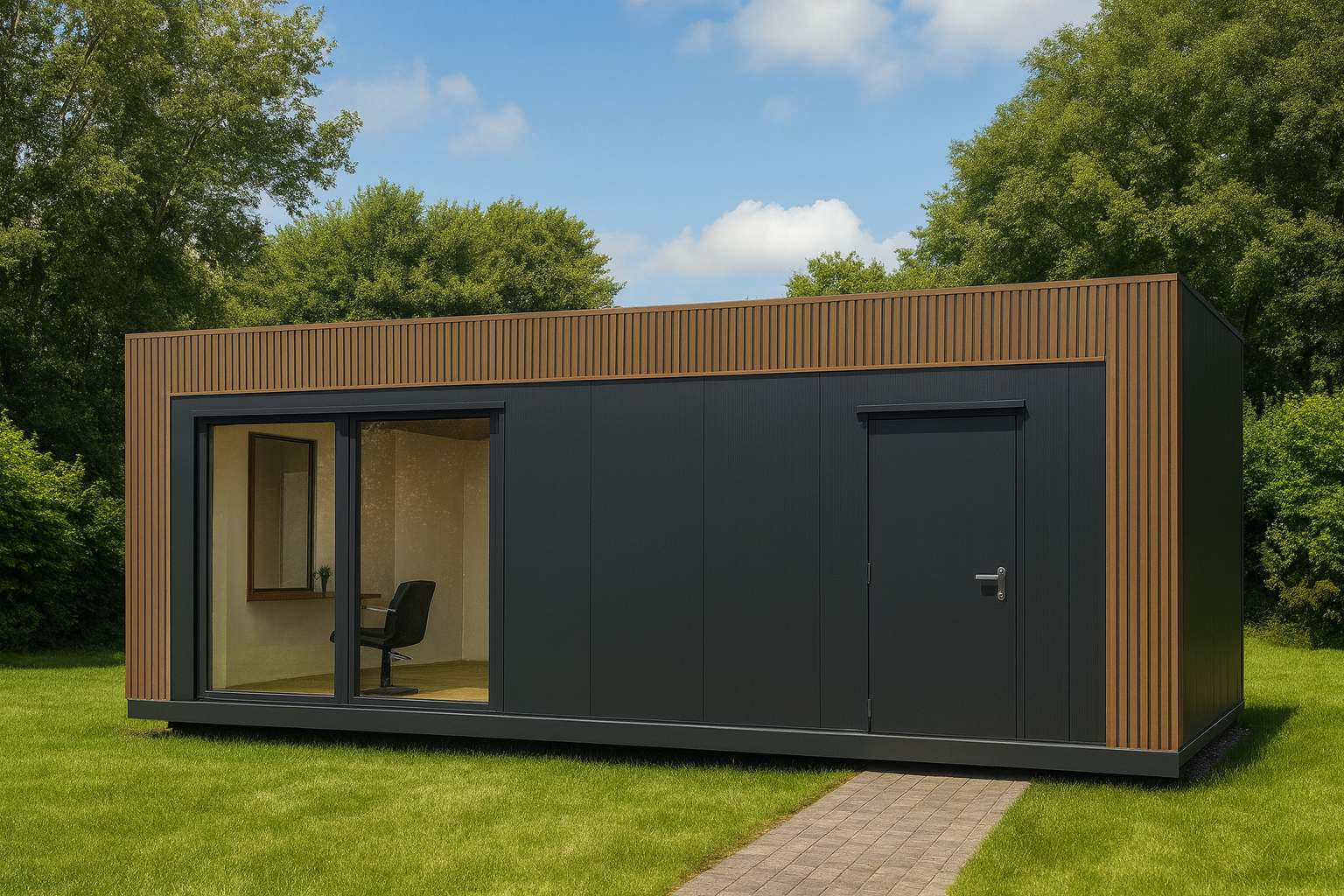 Kontener na salon fryzjerski